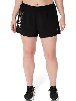 ASICS - Women Black Icon 4In Running Shorts