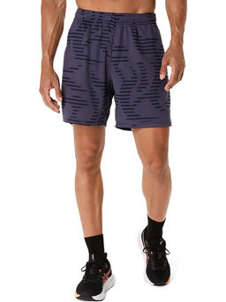 ASICS - Men Purple All Over Print 7In Training Shorts
