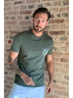 Trendyol - Man Olive T-Shirt