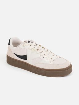 Xtep - Classic Series Skateboarding Shoes for Women, Alabaster/Black