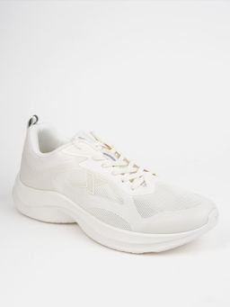 Xtep - Mass Life Series Textile Upper Ip Outsole Running Shoes for Men, Canvas White