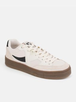 Xtep - Classic Series Street Style Inspired Skateboarding Shoes for Men, Alabaster/Black