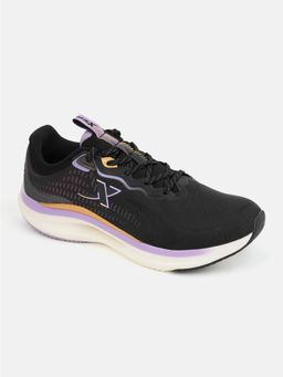 Xtep - Outdoor Off-Road Running Series Feather Running Shoes for Men, Black/Lilac