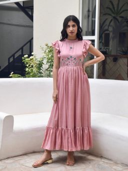 Taro India - Coral Pink Dress
