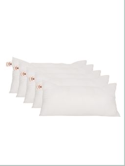 Sivya by Home - Micro Fiber 12X24 Inch Cushion Insert- White Pack Of 5