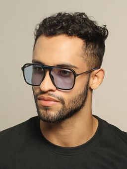 IDEE - S2821 C4 58 Blue Lens Sunglasses for Men (58)