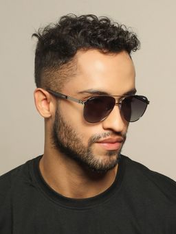 IDEE - S2917 C4P 57 Grey Lens Sunglasses for Men (57)