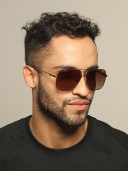 IDEE - S2918 C2P 60 Brown Lens Sunglasses for Men (60)