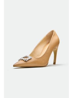 Oroh - Tan Aero Diamond Stiletto Heels