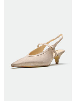Oroh - Beige Blackpool Kitten Heels