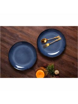 Amalfiee Ceramics - Handmade Saanjh Premium Dinner Plates Set Of 2
