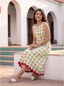 Vastara TheLabel - Honeyheart Multicolor Midi Dress