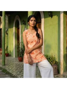 Vastara TheLabel - Organic Cotton Orange Tunic