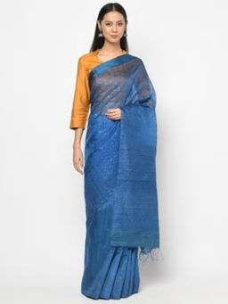 Fabindia - Silk Woven Jamdani Sequin Sari