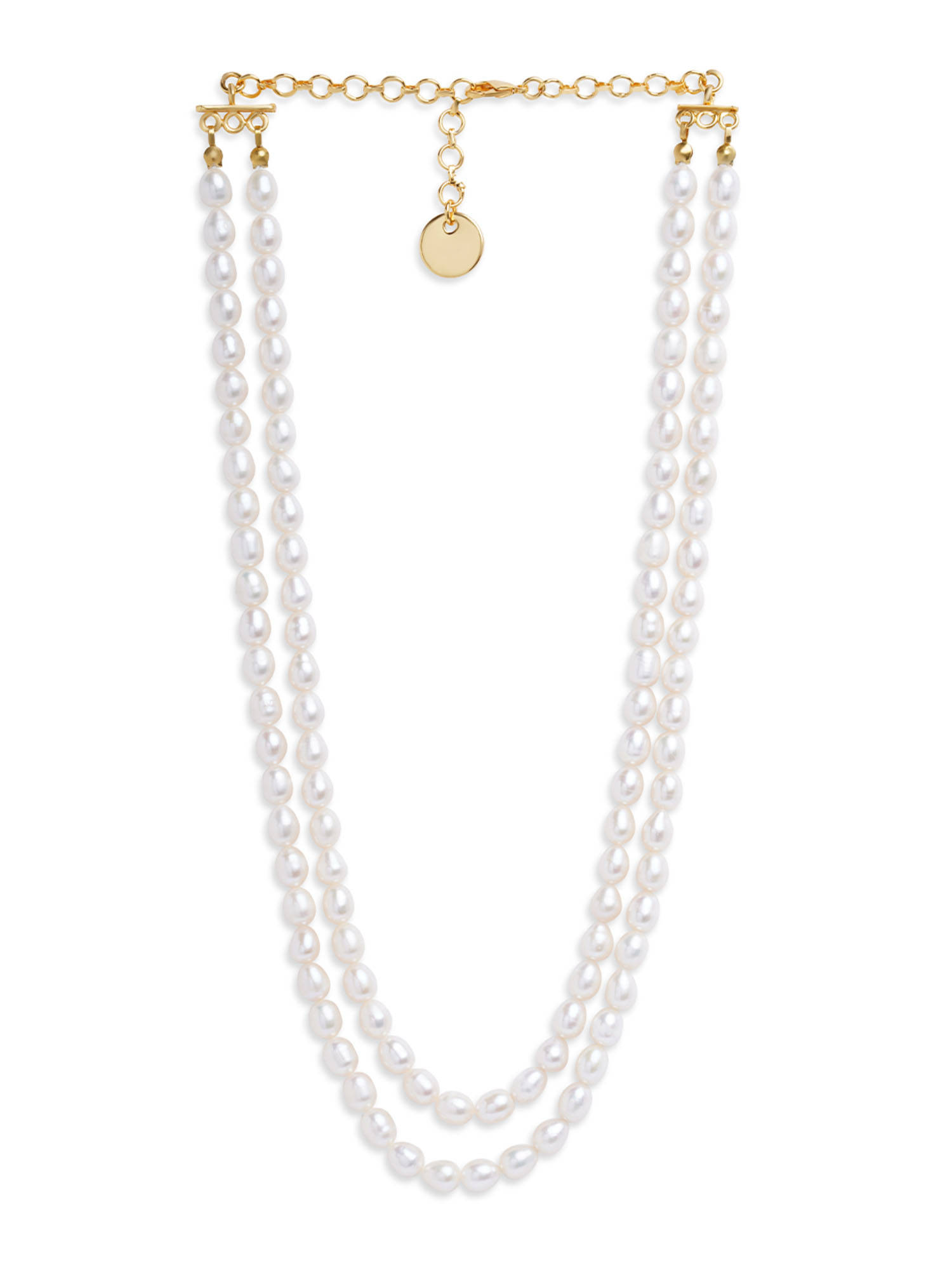Buy Zaveri Pearls Off White Fresh Water Rice Pearls AAA+ Quality 2