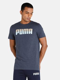 Puma - Heather Mens Navy T-Shirt