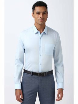 Peter England - Men Blue Slim Fit Formal Shirt