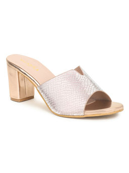 VALIOSAA - Textured Rose Gold Heels