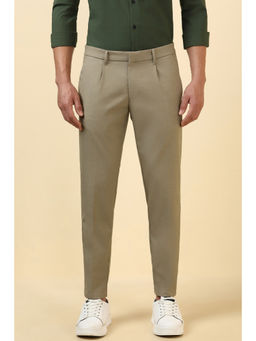 Allen Solly - Men Beige Solid Casual Trouser