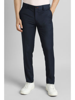 Simon Carter - Men Navy Blue Casual Trouser