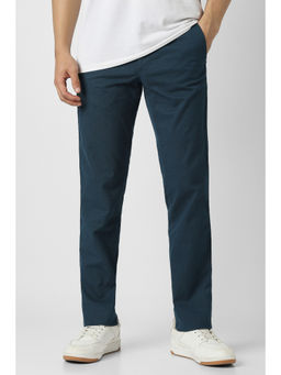 Van Heusen - Men Blue Casual Trouser