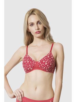 Van Heusen Woman Lingerie and Athleisure - Van Heusen Women Antibacterial & Non Padded Shaper Bra - Coral Base