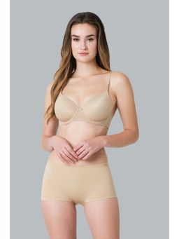 Van Heusen Woman Lingerie and Athleisure - Van Heusen Women No Visible Panty Line & Easy Stain Release Gusset Invisilite Boyleg Panty - Tan