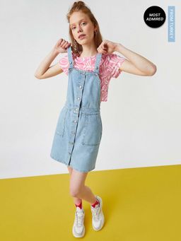 Koton - Mini Open Indigo Dress
