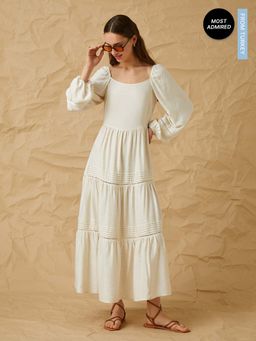 Koton - Maxi Beige Dress