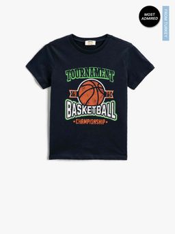 Koton - Boys Dark Indigo T-shirt