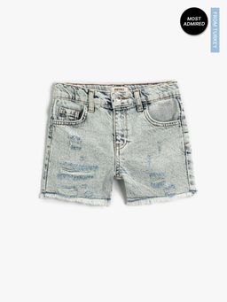 Koton - Girls Light Indigo Bottoms