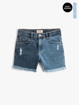 Koton - Girls Central Indigo Bottoms
