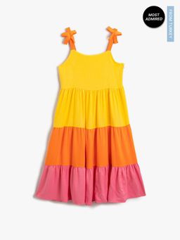Koton - Girls Yellow Dress