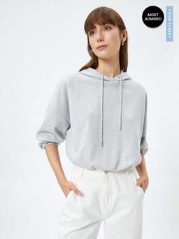 Koton - Sweatshirt with Hoodie For Women