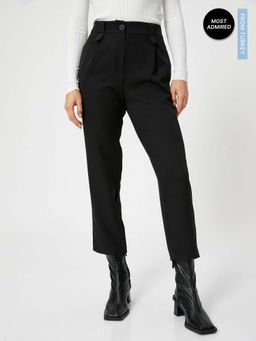 Koton - Carrot Trousers Pleated Pocket