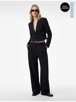 Koton - Regular Fit Long Sleeve Crop Blazer Jacket