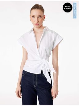 Koton - Womens White Poplin Shirt