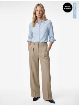 Koton - Womens Blue Long Sleeve Shirt