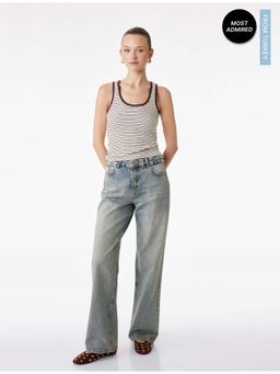Koton - Womens Blue Straight Jeans