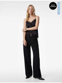 Koton - Womens Black Wide Leg Pant