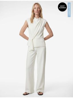 Koton - Womens White Sleeveless Top