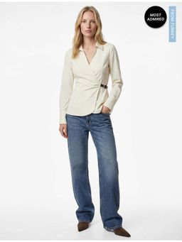Koton - Womens White Stripes Top