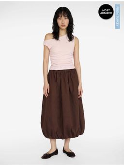 Koton - Womens Pink Draped Top