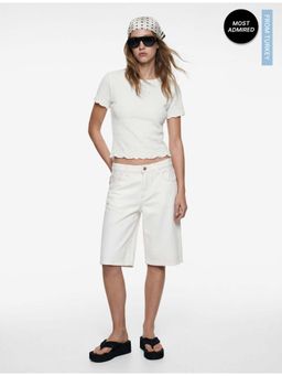 Koton - Womens White Crop Top