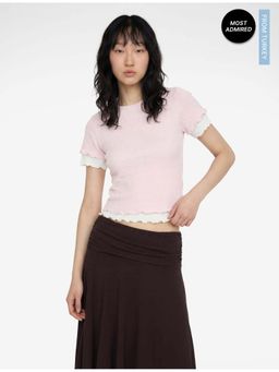 Koton - Womens Pink Crop Top