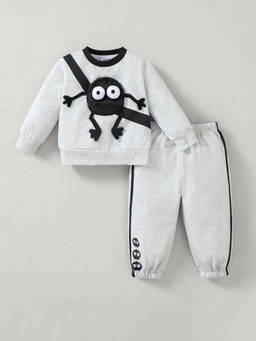 Hopscotch - 3D Applique Ribbed Jogger Set