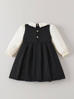 Hopscotch - Lace Pepter Pan Collared Dress