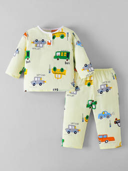 Hopscotch - Vehicle T-Shirt And Pajama
