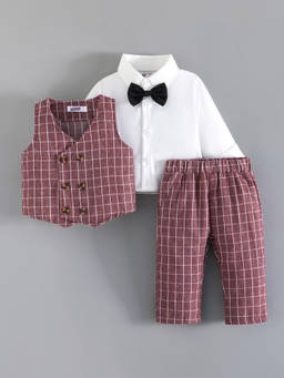Hopscotch - Checkered Collared Formal Set