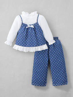Hopscotch - Polka Dot Jeans Set